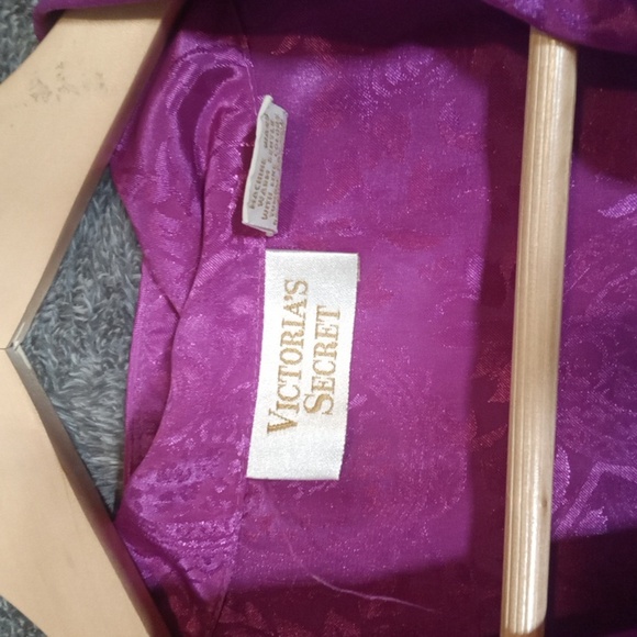 Victoria Secret Satin Sleep Shirt Vintage Y2k Intimate Comfy Womens M/L - Picture 3 of 9